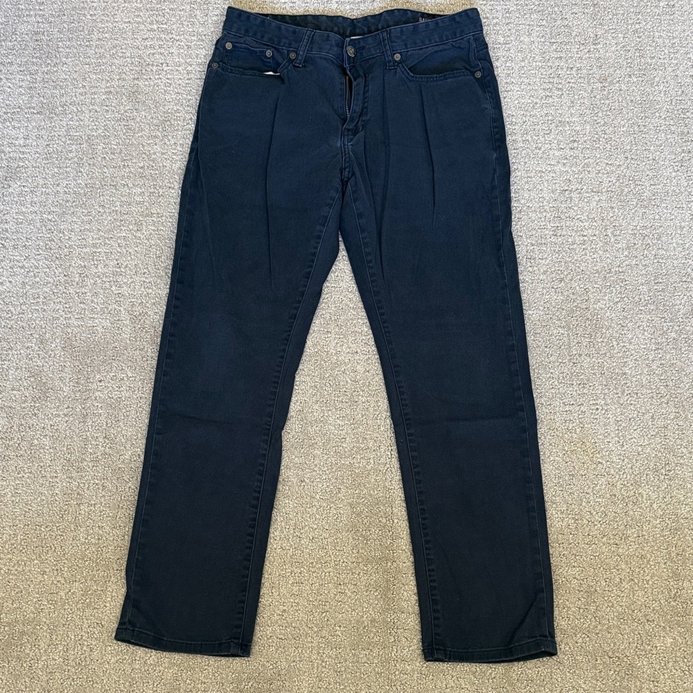 Nautica Men's Dark Blue Straight Jeans